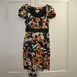 Moulinette Soeurs Watercolor Sheath Dress 4 EUC
